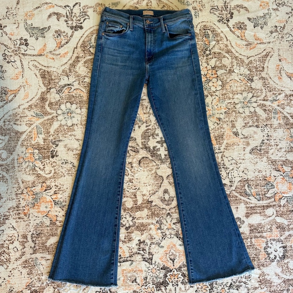 The Mother Denim Weekender Fray Jeans